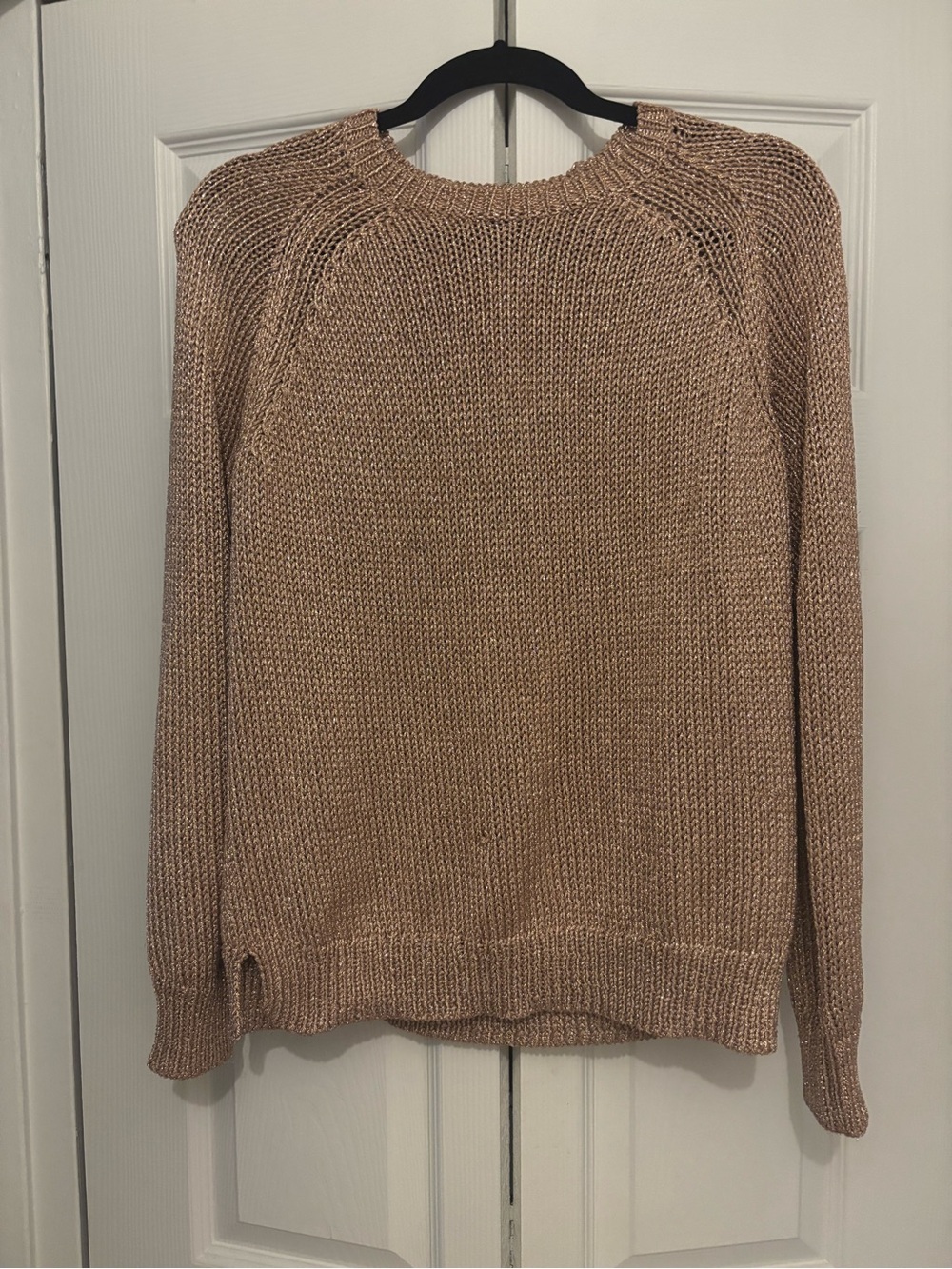 J. Crew Coppery Gold Beach Sweater